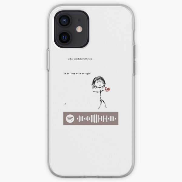 I'm in Love With an E-girl (boywithahalo remix) by Wilbur Soot iPhone Soft Case RB2605 product Offical Wilbur Soot Merch
