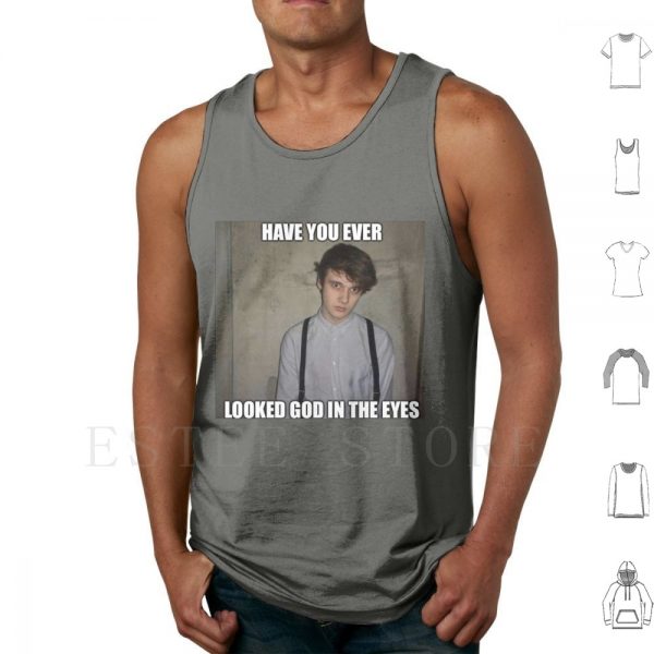 Have You Ever Looked God In The Eyes Tank Tops Vest Sleeveless Wilbur Soot Cursed God - Wilbur Soot Merch
