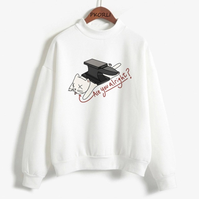 Wilbur Soot Cat Crewneck Sweatshirt Women Harajuku Lovejoy Band Pullovers Hoodie Long Sleeve Autumn Winter - Wilbur Soot Merch