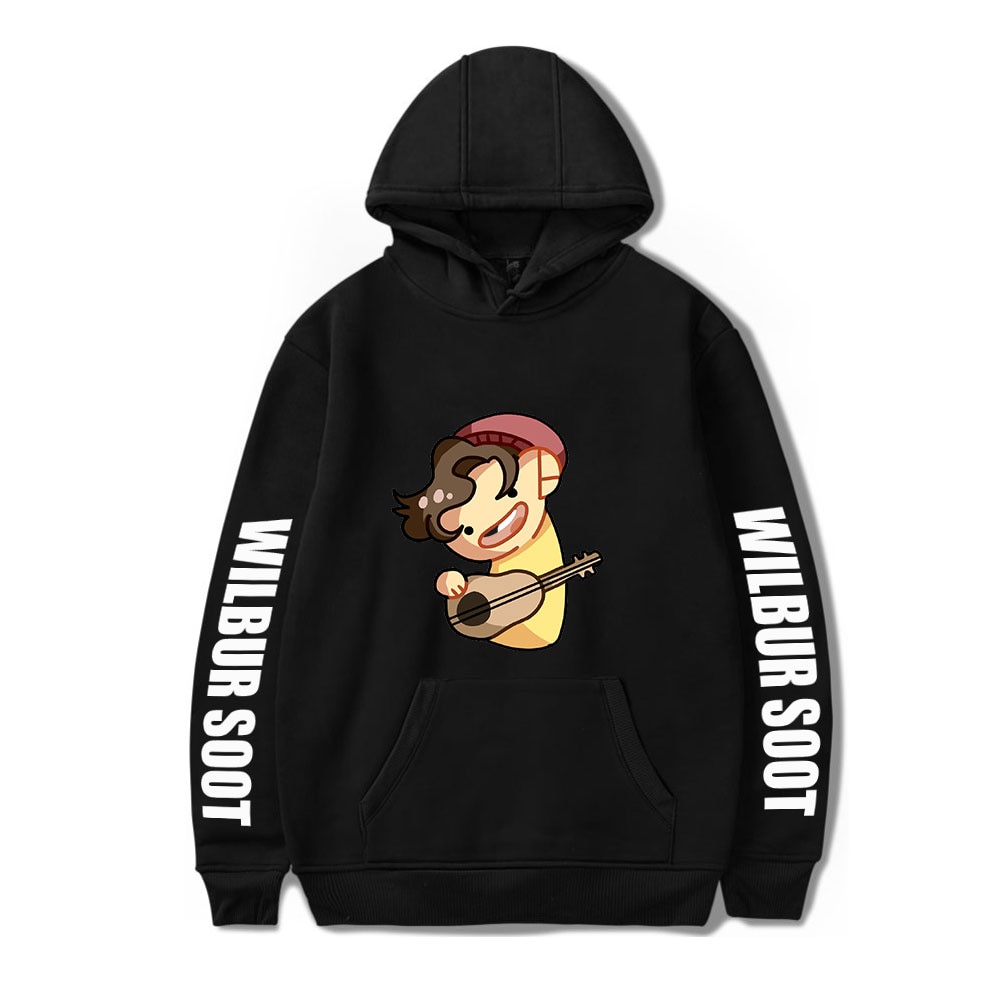 Wilbur Soot Hoodies - Cute Chibi Wilbur Soot Printed Hoodie